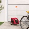 Pet Bike Trailer Red Oxford Fabric and Iron - Red