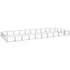 Dog Kennel Black 430.6 ft¬≤ Steel - Black