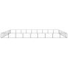 Dog Kennel Black 678.1 ft¬≤ Steel - Black