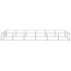 Dog Kennel Silver 129.2 ft¬≤ Steel - Silver