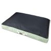 Dog Helios 'Immortal-Trek' Waterproof Rectangular Travel Dog Bed - Green - Large