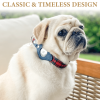 Apple Airtag Integrated Collar - Small - Pink Plaid