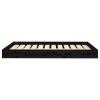 Dog Bed Black 40"x29.1"x3.5" Solid Wood Pine - Black
