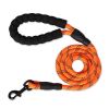 Pet Leash With Reflective & Comfortable Padded Handle For Small; Medium And Large Dogs - Orange - 1.2cm*150cm