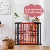 Extendable Safety Gate for Baby and Pet - Red