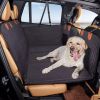 Firm Back Seat Extender for Dogs, Hard Bottom Dog Car Cover Bed Camping Mat - 100