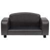 Dog Sofa Dark Gray 31.5"x19.7"x15.7" Faux Leather - Grey