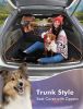 5 -In -1 Adjustable Dog Seat Cover  - Black
