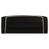 Foldable Dog Sofa Black 28.7"x26.4"x10.2" Plush Washable Cushion - Black