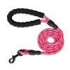 Pet Leash With Reflective & Comfortable Padded Handle For Small; Medium And Large Dogs - Pink - 1.2cm*150cm